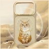 Etui Nimmy Lucky Fashion Cat MagSafe do iPhone 17 Pro brązowy